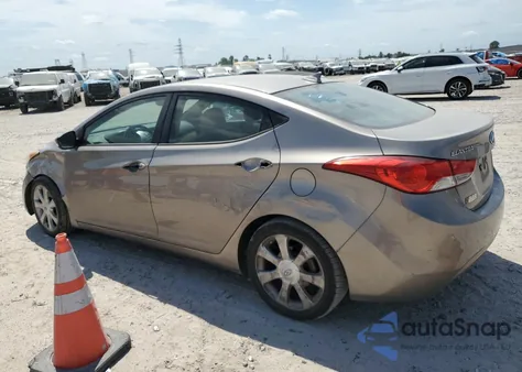 2013 Hyundai Elantra Gls из США, поврежденный, VIN 5NPDH4AEXDH169298